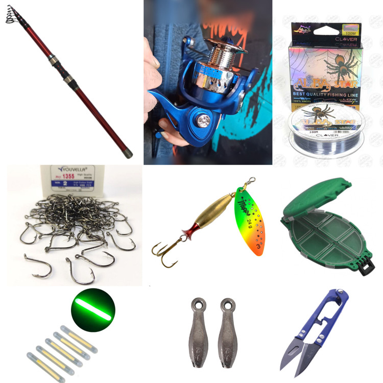 ست چوب آلبا استار و چرخ سیل استار